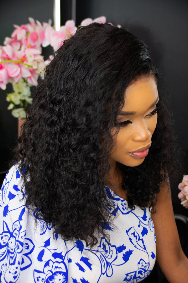 Brazilian 4x4 Lace Wig - Water Curl - 14"
