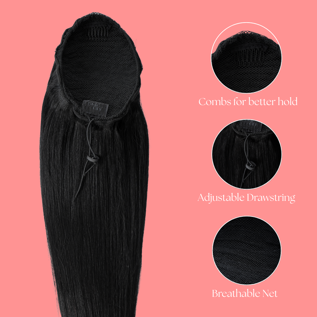 Brazilian Draw String Ponytail Straight