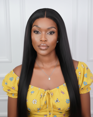 Brazilian 4x4 Straight Wig 18 inch and Eva