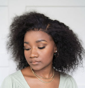 Peruvian Lace Front Wig - Jerry Curl