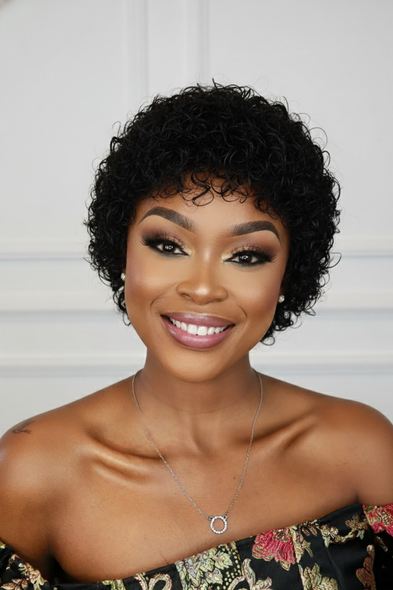 Brazilian 4x4 Straight Bob Wig 8 inch and Eva