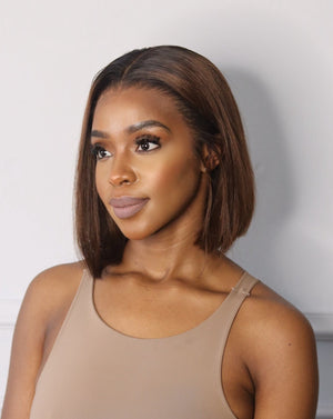Peruvian Lace Frontal Wig Ruby T1B2 8"