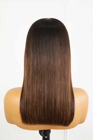 Peruvian HD 4x4 Straight Bob Wig T1B24 14 Inch