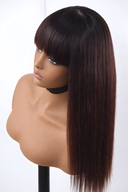 Peruvian 6x4 Pre Cut Straight Fringe Hazelnut 16 Inch