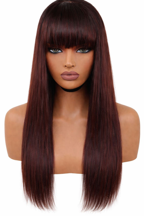 Peruvian 6x4 Pre Cut Straight Fringe Hazelnut 16 Inch