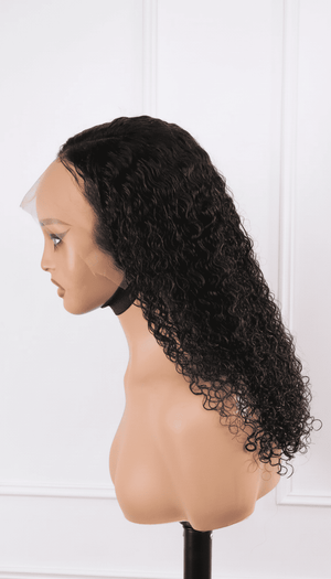 Peruvian 13x4 Lace Front Wig R Curl Nat 16 Inch