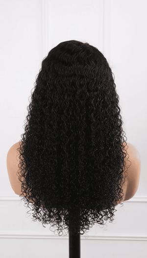 Peruvian 13x4 Lace Front Wig R Curl Nat 16 Inch