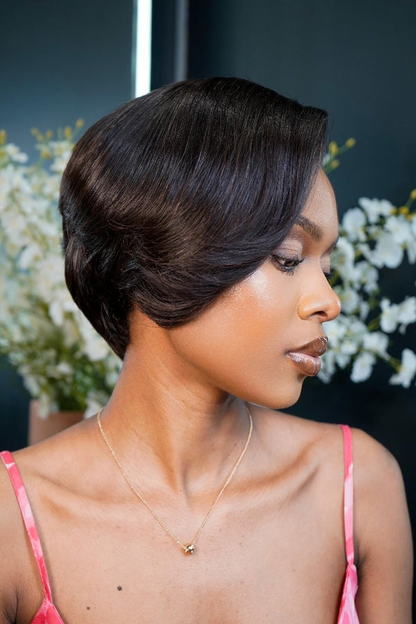 Peruvian Lace Frontal Pixie Style Adele 8 inch