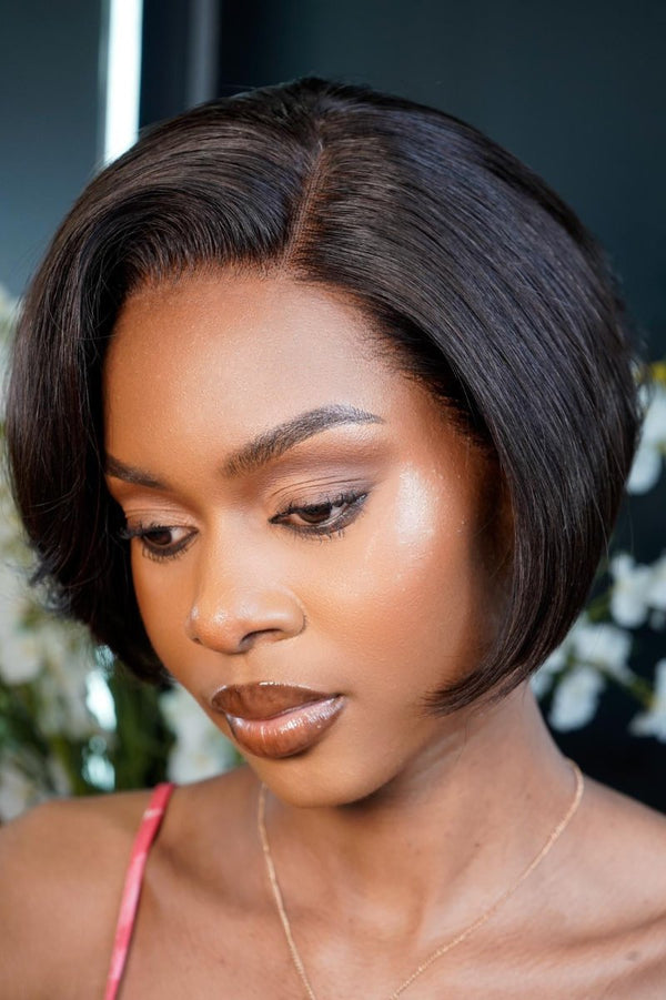 Peruvian Lace Frontal Pixie Style Adele 8 inch