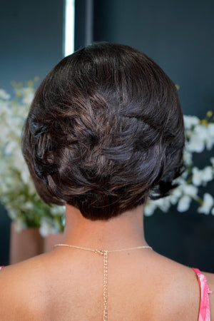 Peruvian Lace Frontal Pixie Style Adele 8 inch