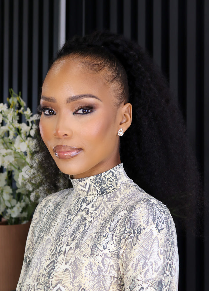 Brazilian Draw String Ponytail Jerry Curl