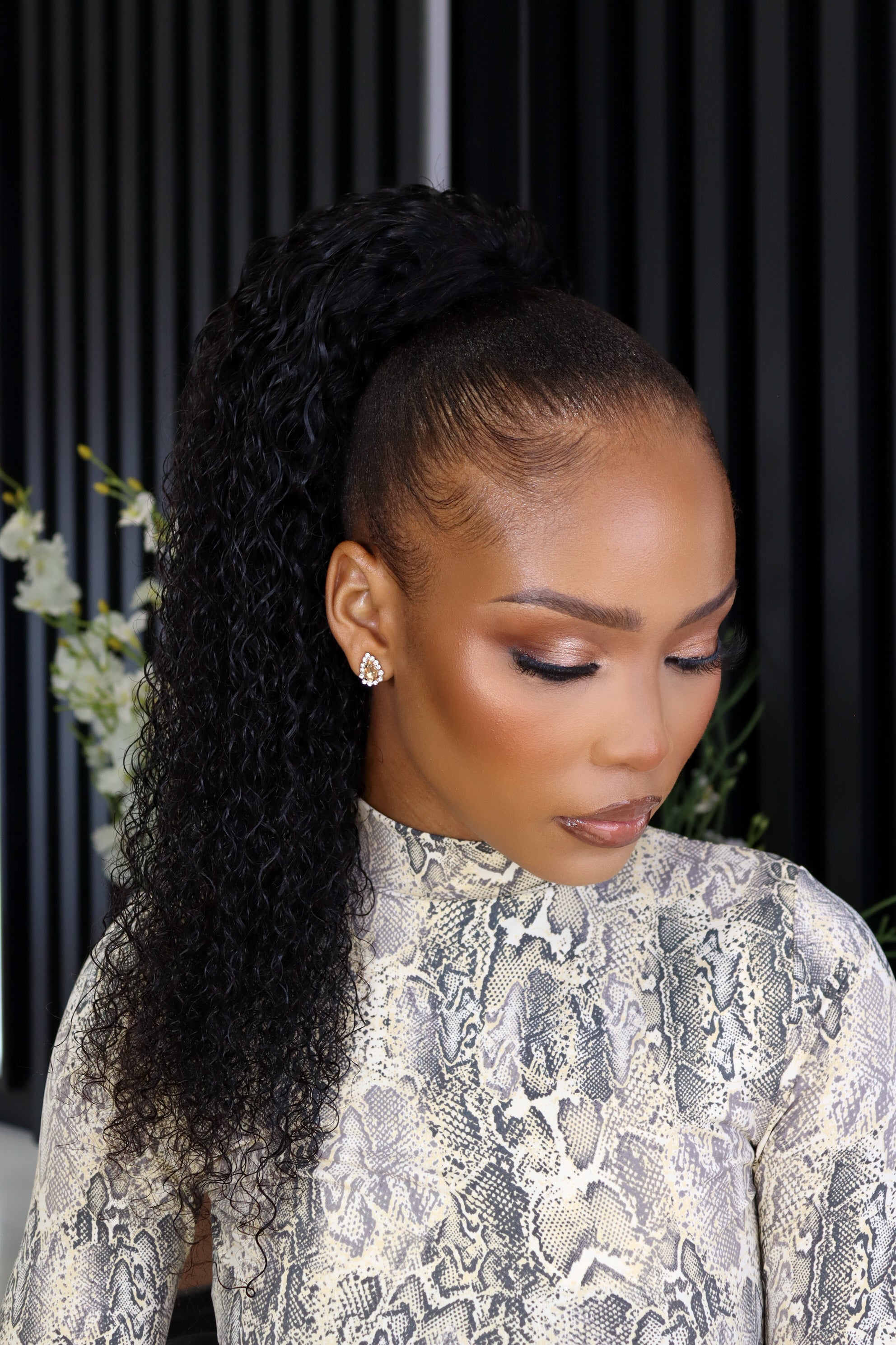 Brazilian Draw String Ponytail Jerry Curl