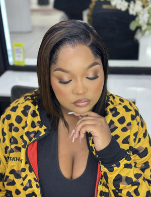 LAGOS Hairline HD Peruvian Lace Frontal Wig CC02 10 Inch