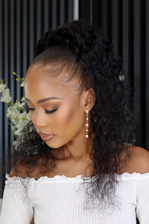 Brazilian Draw String Ponytail Water Wave