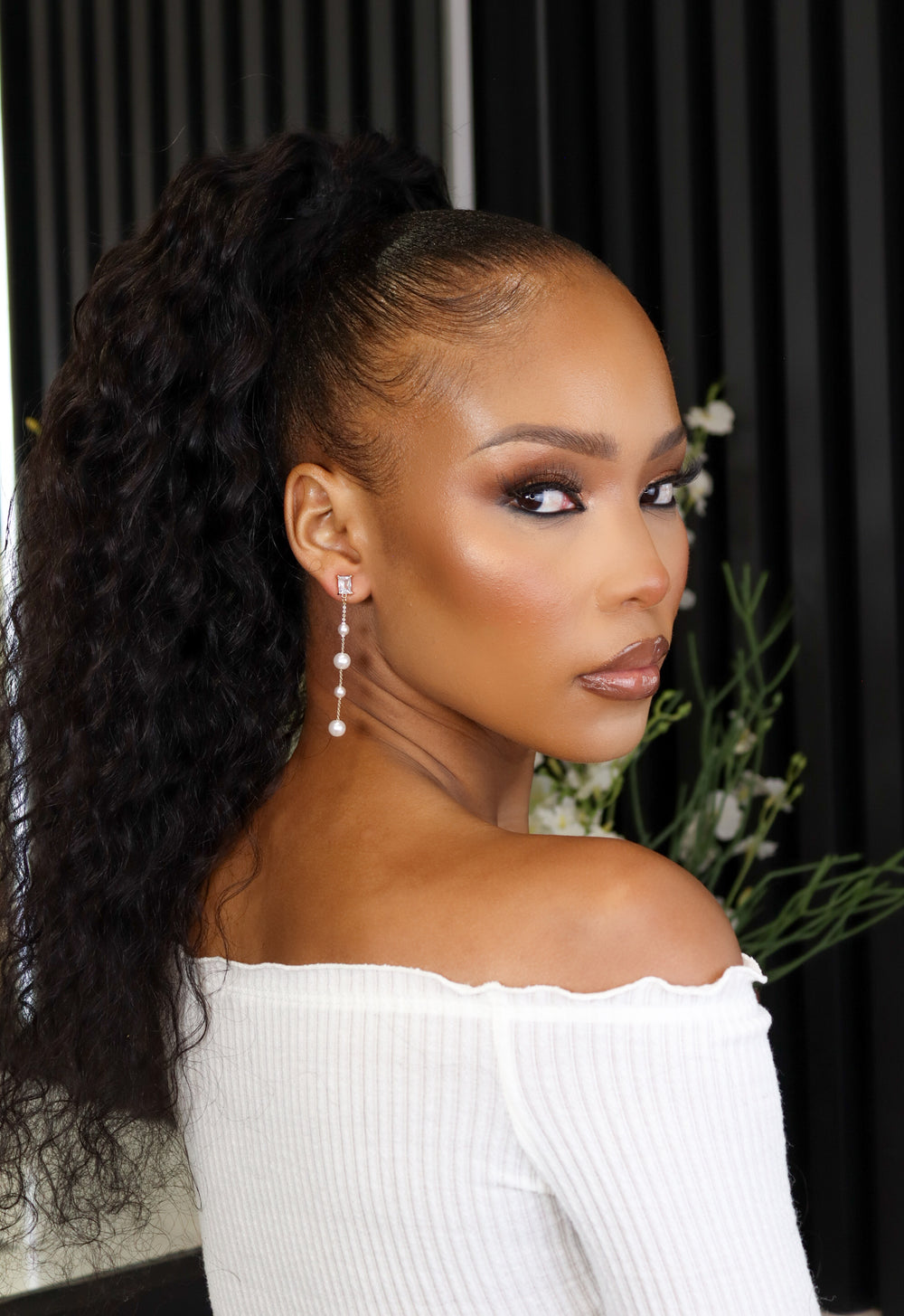 Brazilian Draw String Ponytail Water Wave