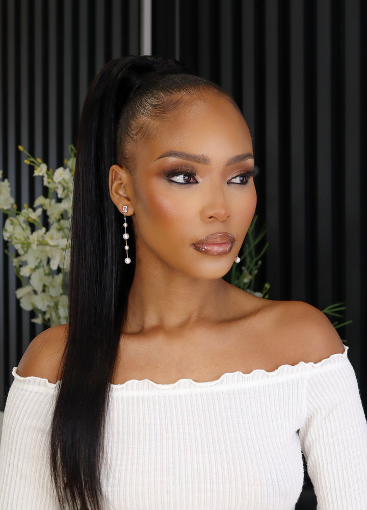 Brazilian Draw String Ponytail Straight