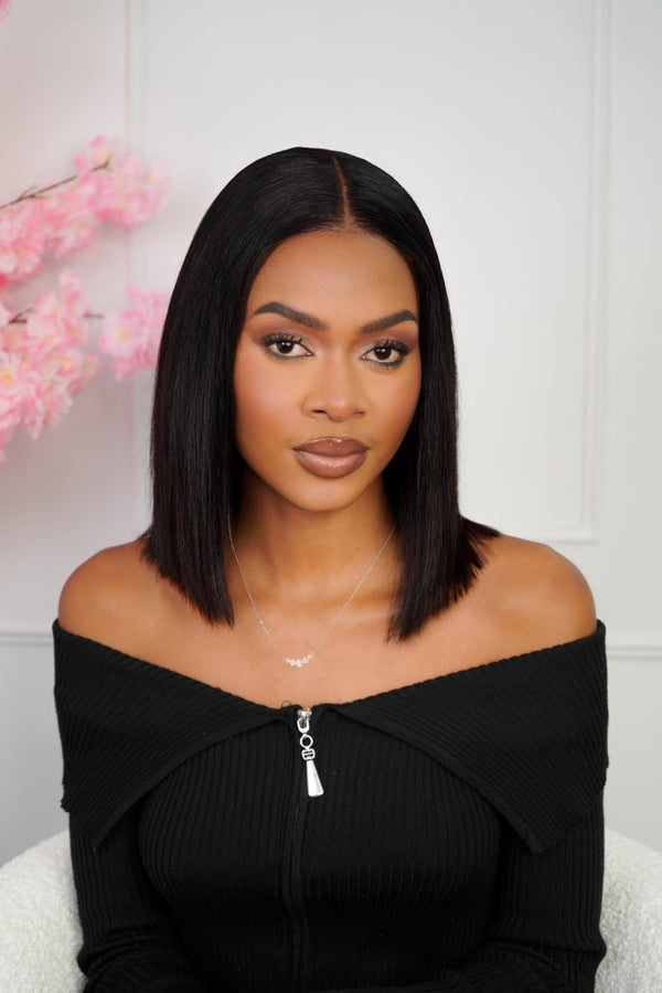 PreGlam Brazilian 4x4 Lace Wig Straight Bob