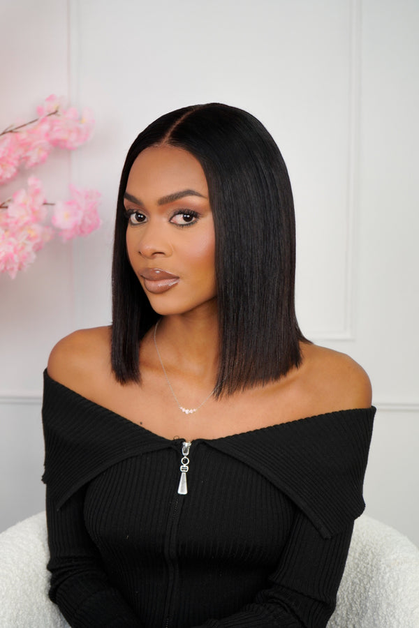 PreGlam Brazilian 4x4 Lace Wig Straight Bob