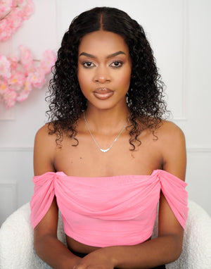 PreGlam Brazilian 4x4 Lace Wig Water Wave Bob