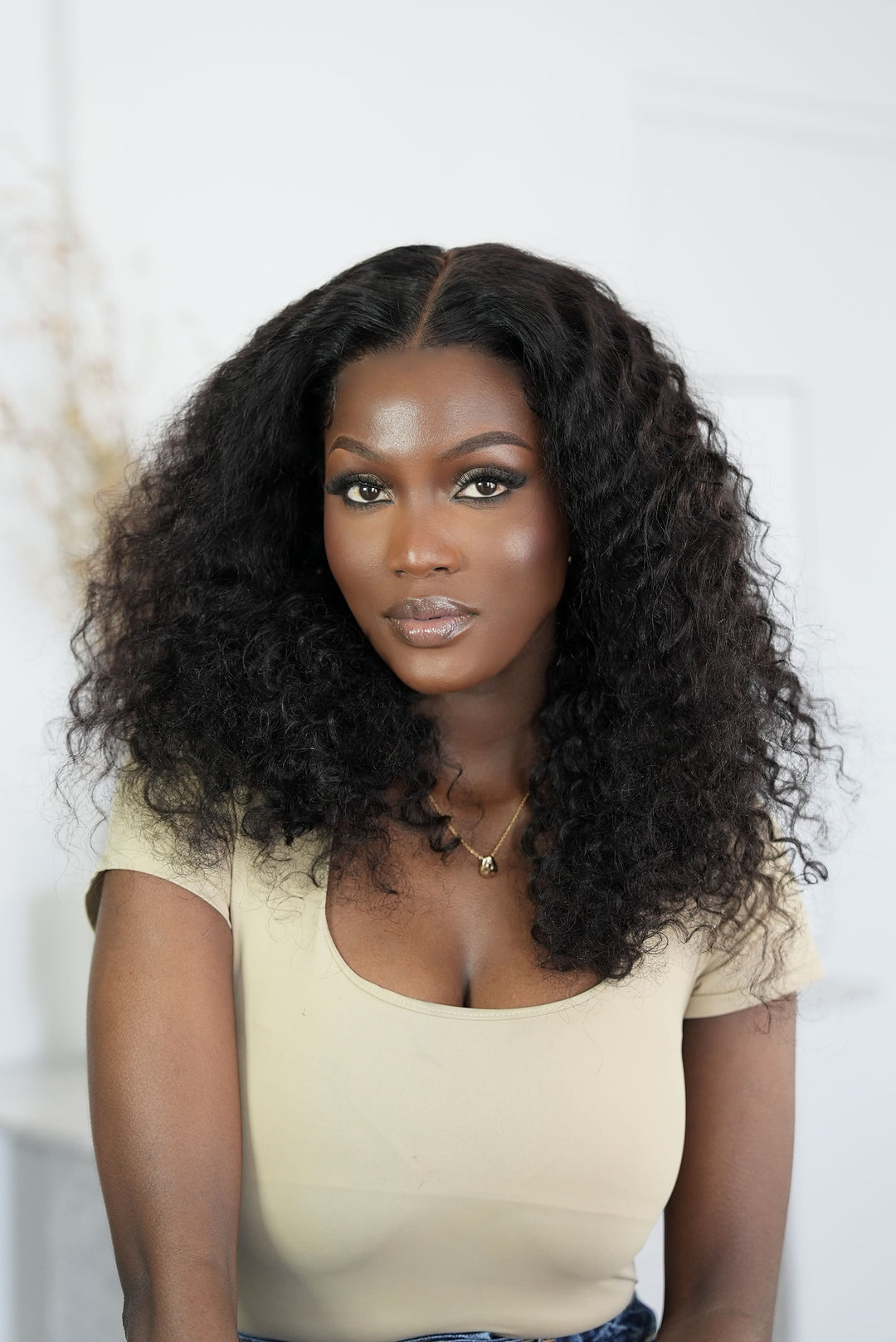 Peruvian LUX 13x4 Lace Frontal Wig Deep Wave 18 Inch