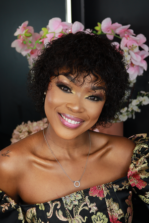 HC COMBO 1 - Brazilian Middle Part Wig Straight 8" and Eva