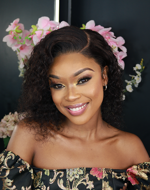 Brazilian Lace Front Wig Deep Wave - 1B - 10"