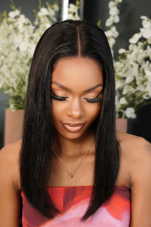 Peruvian 5x5 Straight Super Double Drawn Wig 14 Inch