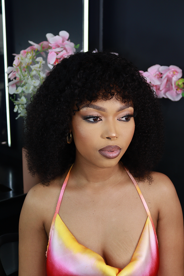 Brazilian Kinky Curl Fringe - Gabby