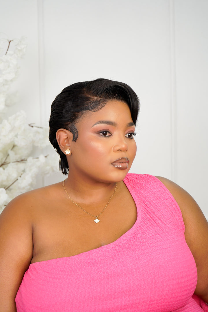 Moms Month Combo 2 - Brazilian Lace Frontal Straight Pixie and Water Curl Pixie
