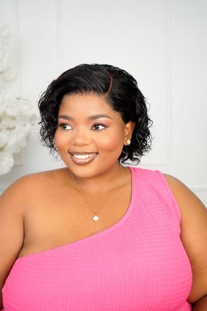 Combo 1: 13x4 Straight Pixie + 13x4 Water Curl Pixie