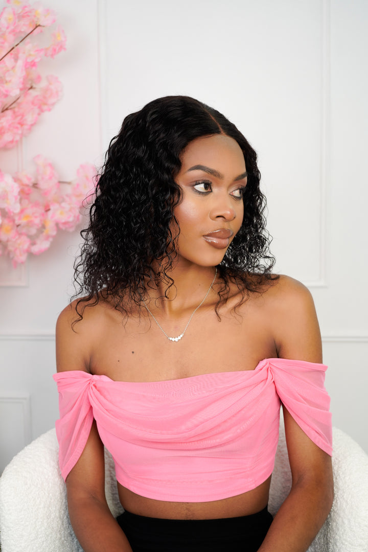 PreGlam Brazilian 4x4 Lace Wig Water Wave Bob