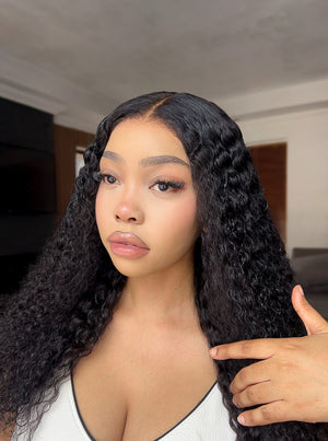 Peruvian 9x6 Pre Bleached Curly Lace Wig
