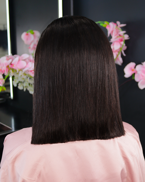 Peruvian  Double Drawn Lace Frontal wig