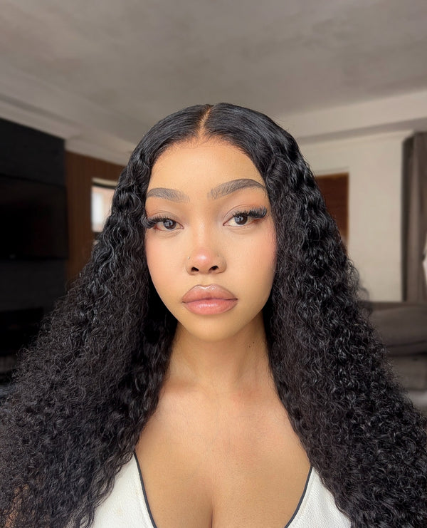 Peruvian 9x6 Pre Bleached Curly Lace Wig