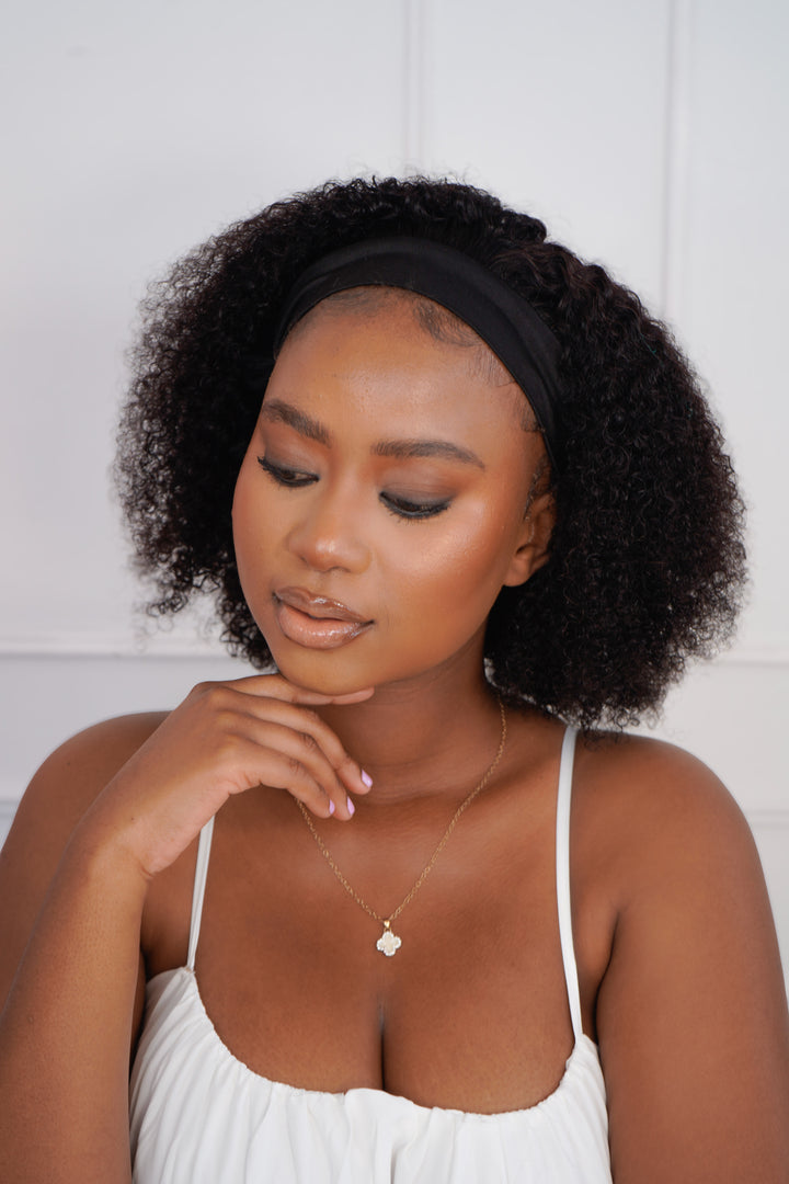 Brazilian Headband Wig - Kinky Curl - 12"