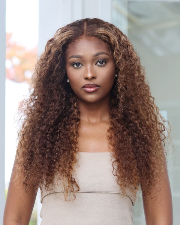 Peruvian LUX 13x4 Lace Frontal Wig Water Wave colour 427