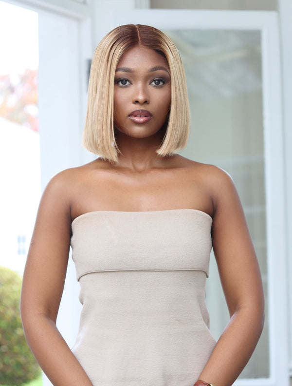 HD Peruvian 2x6 Layer Bob Wig T311