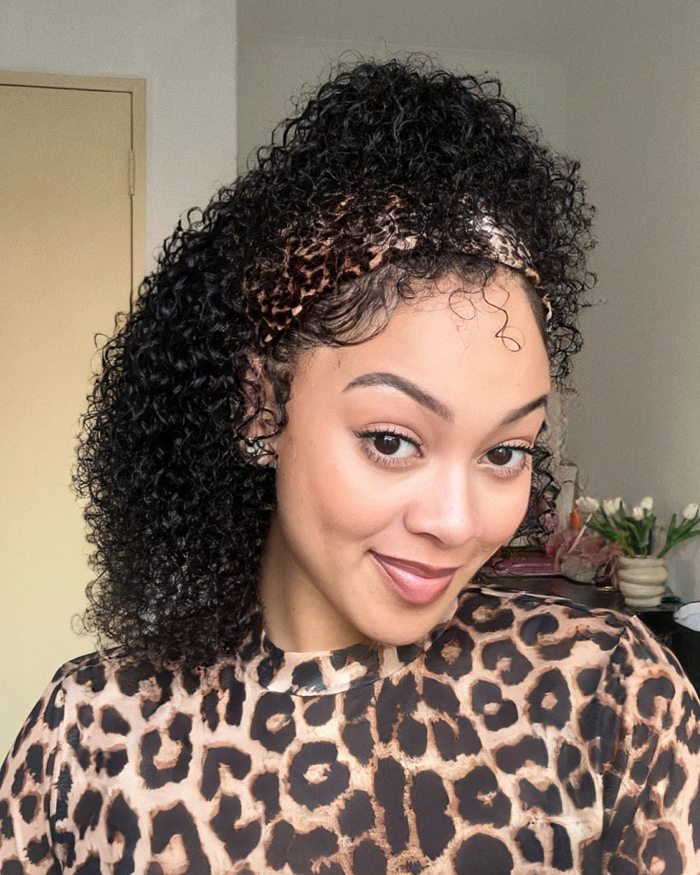 Brazilian Headband Wig - Jerry Curl - 12"