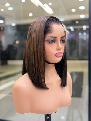 LAGOS Hairline HD Peruvian Lace Frontal Wig CC02 10 Inch