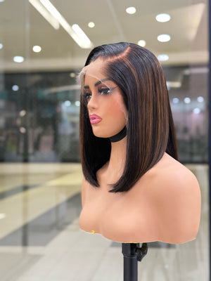 LAGOS Hairline HD Peruvian Lace Frontal Wig CC02 10 Inch