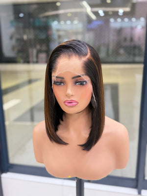 LAGOS Hairline HD Peruvian Lace Frontal Wig CC02 10 Inch