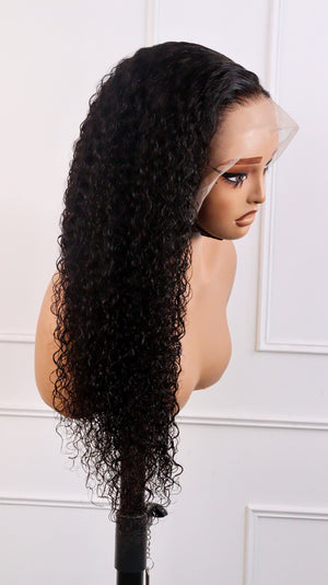 Peruvian 13x4 Lace Frontal Wig Burmese Curl