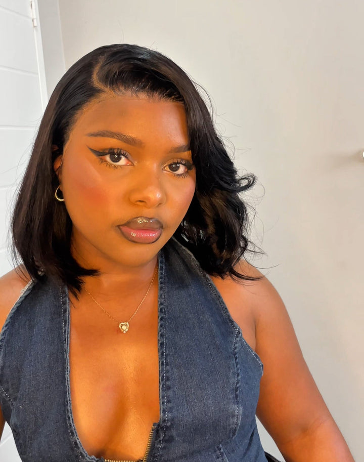 Peruvian LUX 13x4 Lace Frontal Wig Straight Bob