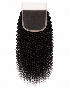 BRAZILIAN 10A 4x4 Closure Jerry Curl