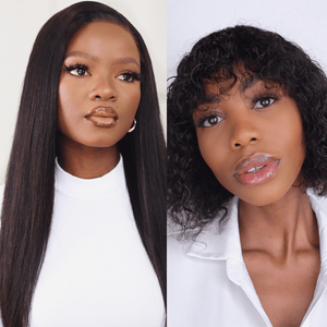 HC COMBO 3 - Brazilian Lace Front Wig 16" & Zoe Water Wave Fringe