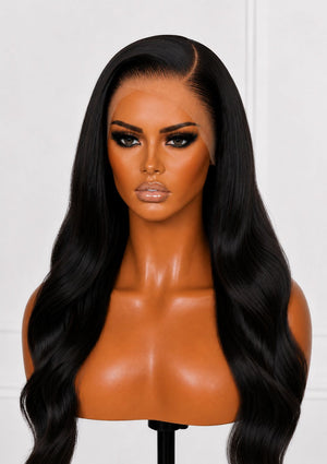 Luxury Invisible Knot HD Lace Frontal Wig Straight 22 Inch