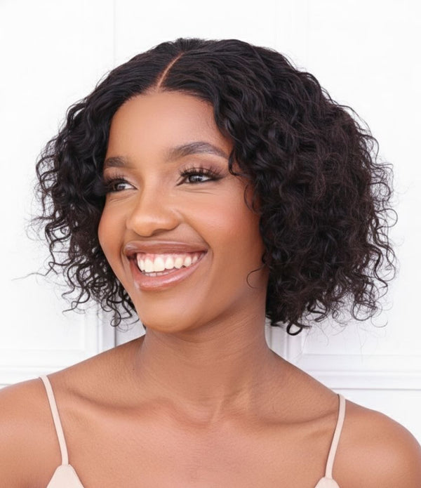 Brazilian 4x4 Lace Wig - Water Wave 8"