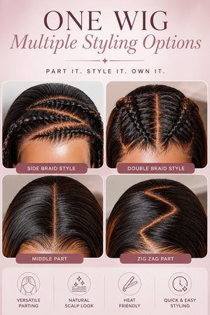 Peruvian 13x4 Lace Frontal Wig Blunt Bey Bob Nat