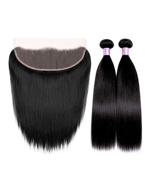 Brazilian 13x4 Frontal and Bundle Combo - Straight