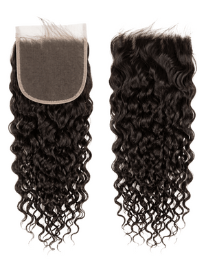 BRAZILIAN 10A 4x4 Closure - Water Wave"